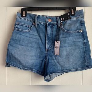 Express Denim Shorts Womens 6 Blue High Rise Jean 5 Pocket Casual Summer